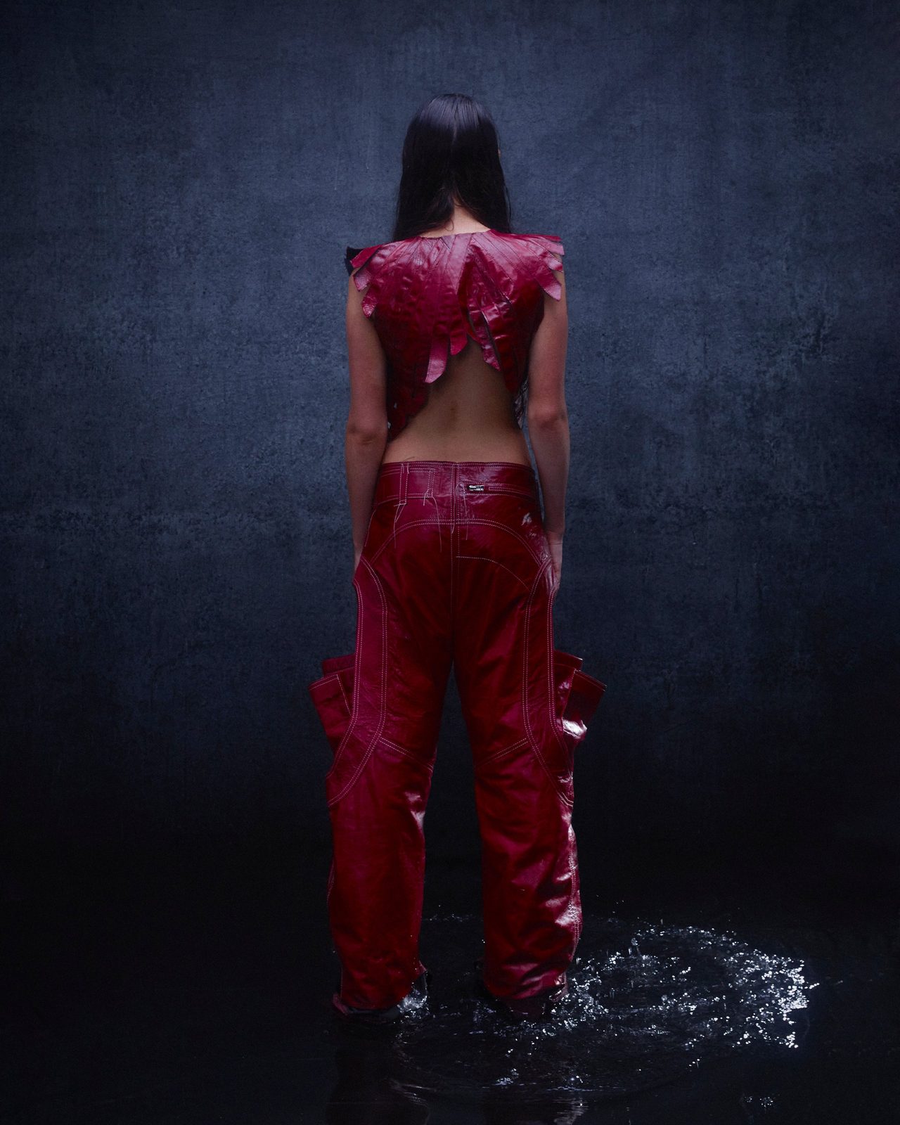 LEATHER BATTLE CARGO — FW24 Disruptive Interruption, hand-crafted leather & technical garments by NDSCLSD Montréal