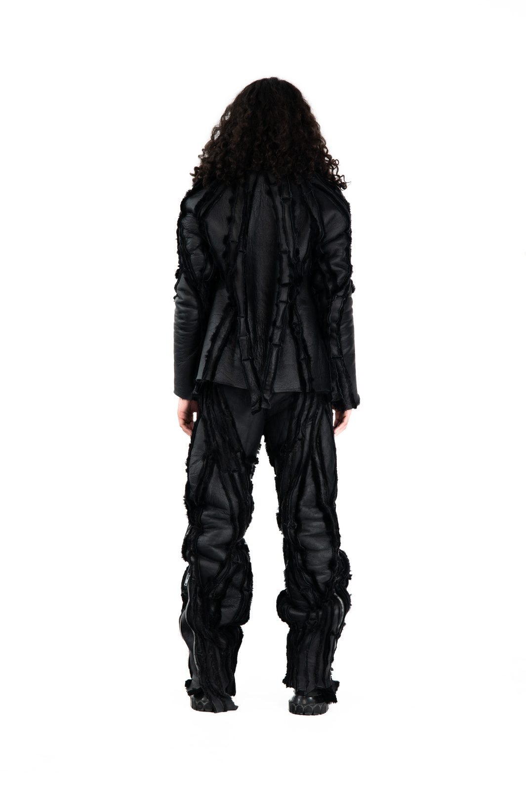 ANATOMICAL SHEARLING Jacket — FW25 Supervillains, hand-crafted leather & technical garments by NDSCLSD Montréal