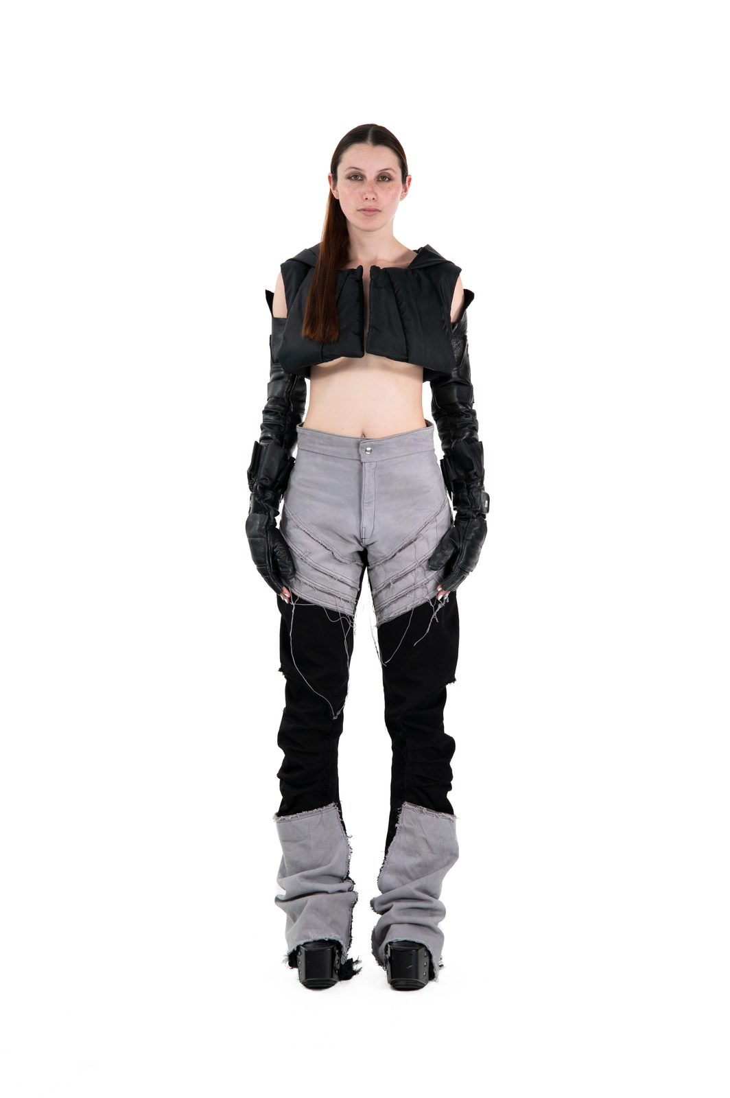 LOOK 25AC - Full Arm Articulated Gloves — FW25 Supervillains, hand-crafted leather & technical garments by NDSCLSD Montréal
